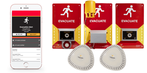 Vanguard Wireless App Managed Evacuation System