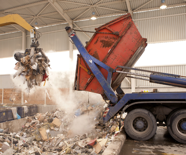Construction industry waste management